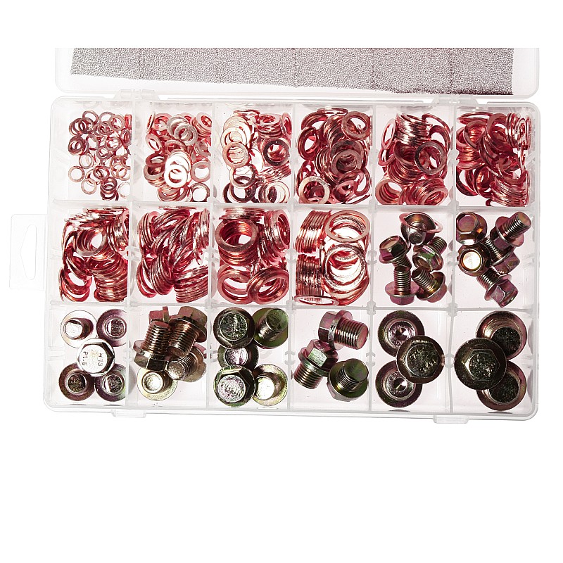 Комплект медных шайб и маслосливных пробок 534 единицы от 2019 JTC