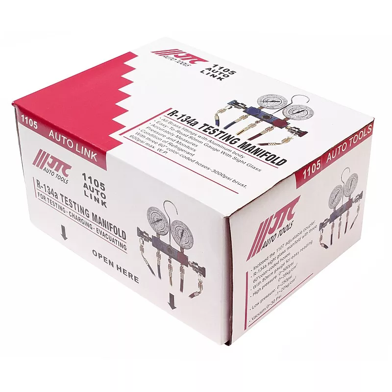 Манометрический коллектор для R-134A подачи рабочего давления 1105 JTC