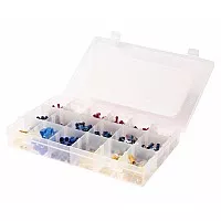 Комплект автомобильных клемм изолированных 530ед. 2027 JTC