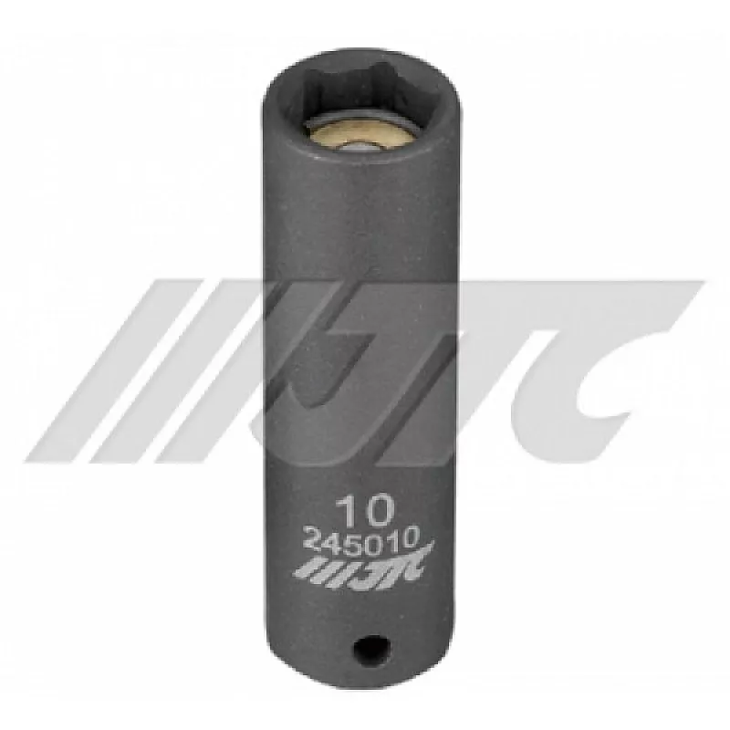 Ударная головка с магнитом глубокая шестигранная 1/4 дюйма 245008 JTC