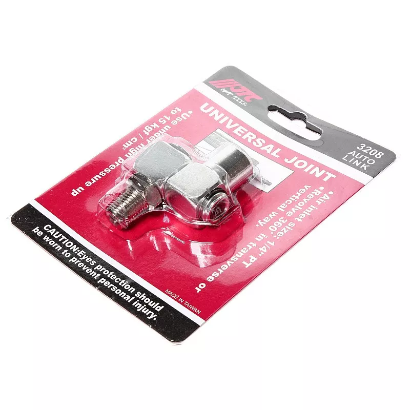 Штуцер поворотный для универсального соединения 1/4 3208 JTC