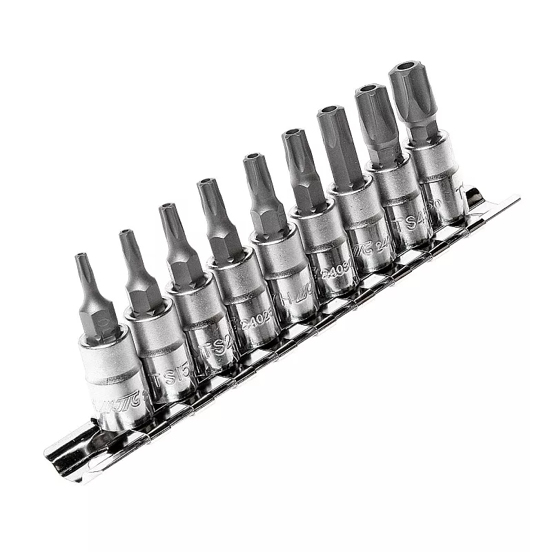 Профессиональный набор головок с насадкой TORX 5-граней 1/4 3303 JTC