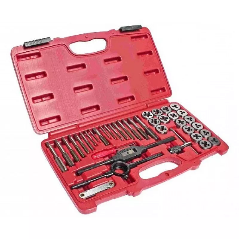 Набор инструментов для нарезания резьбы дюймовый 40 предметов 3432-IN JTC