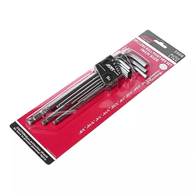 Універсальний набір ключів з кульовим наконечником 1/16-3/8 3506 JTC