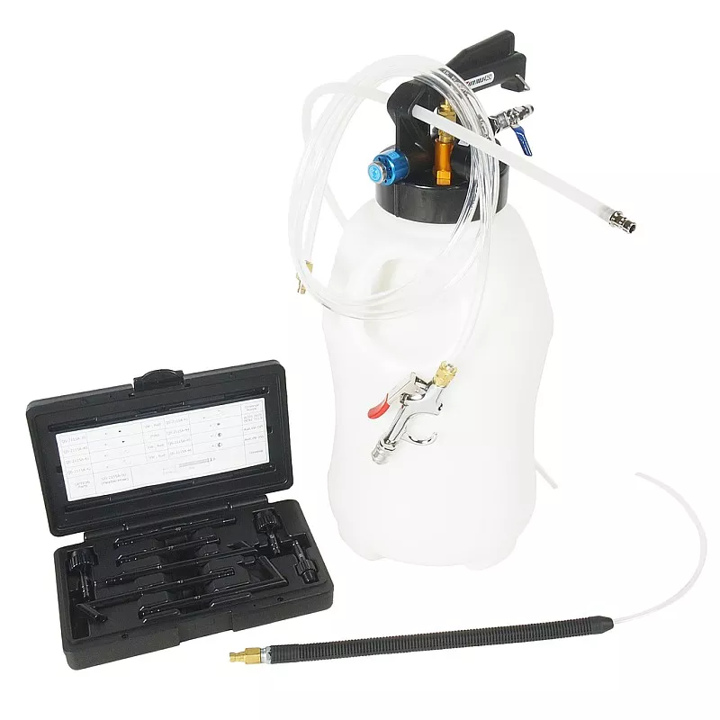 Універсальний пристрій для перекачування оливи та технічних рідин 10л з пневмоприводом 4252 JTC