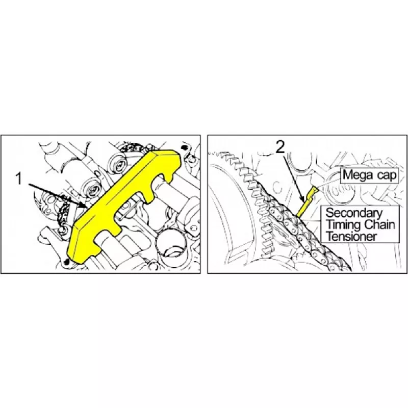 Набір фіксаторів розподільних валів FORD 3.5, 3.7, 4.0 4460 JTC