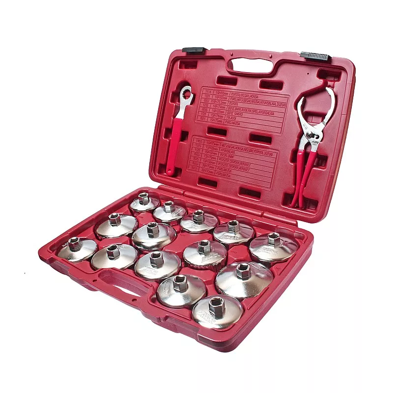 Набор съемников масляного фильтра стальных из 16 частей 4666 JTC