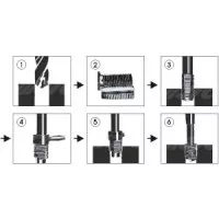 Різьбова вставка М8х1.25мм, упаковка 20шт, артикул 4782-1 JTC