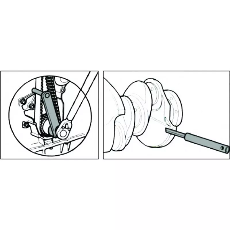Набор фиксаторов для дизельных двигателей Renault Nissan Opel 4843 JTC