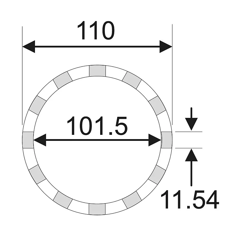 Головка ступичная для задней оси 101.5 мм MB 5164 JTC 5164 JTC