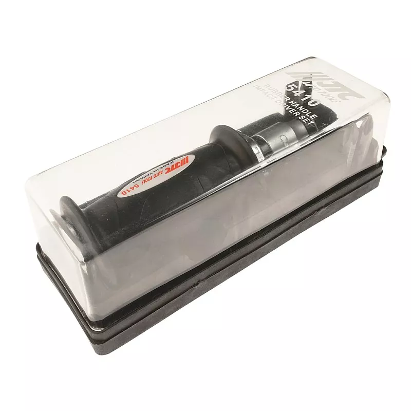 Викрутка з гумовою рукояттю та 8 бітами, під 1/2" 5410 JTC