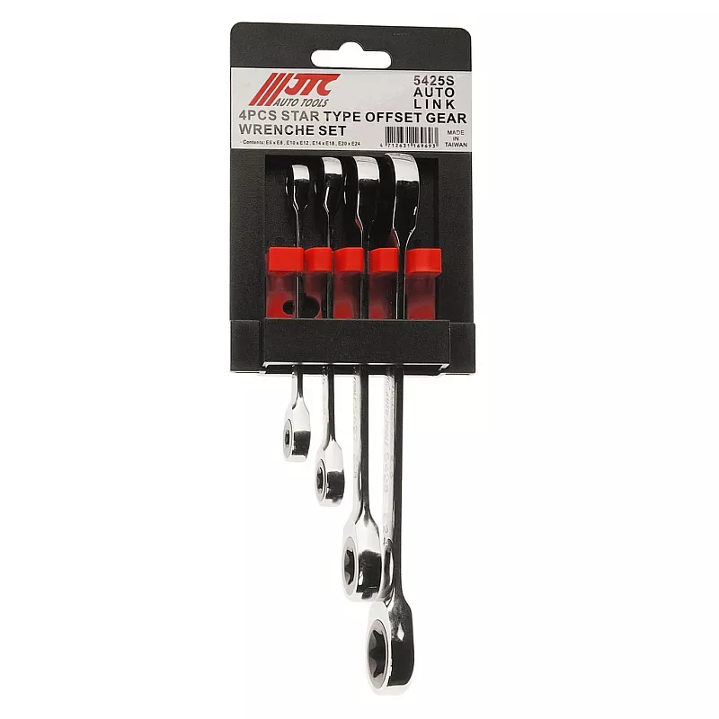 Набор накидных ключей с трещоткой TORX 4ед. 5425S JTC