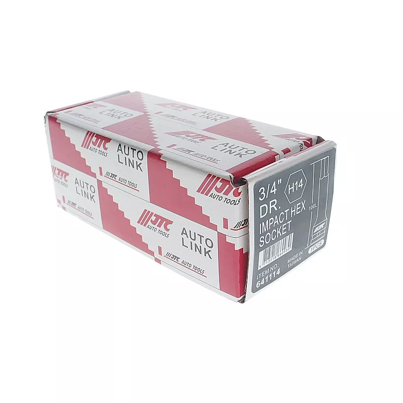 Головка шестигранная 14 мм L=100 мм ударная 3/4 641114 JTC