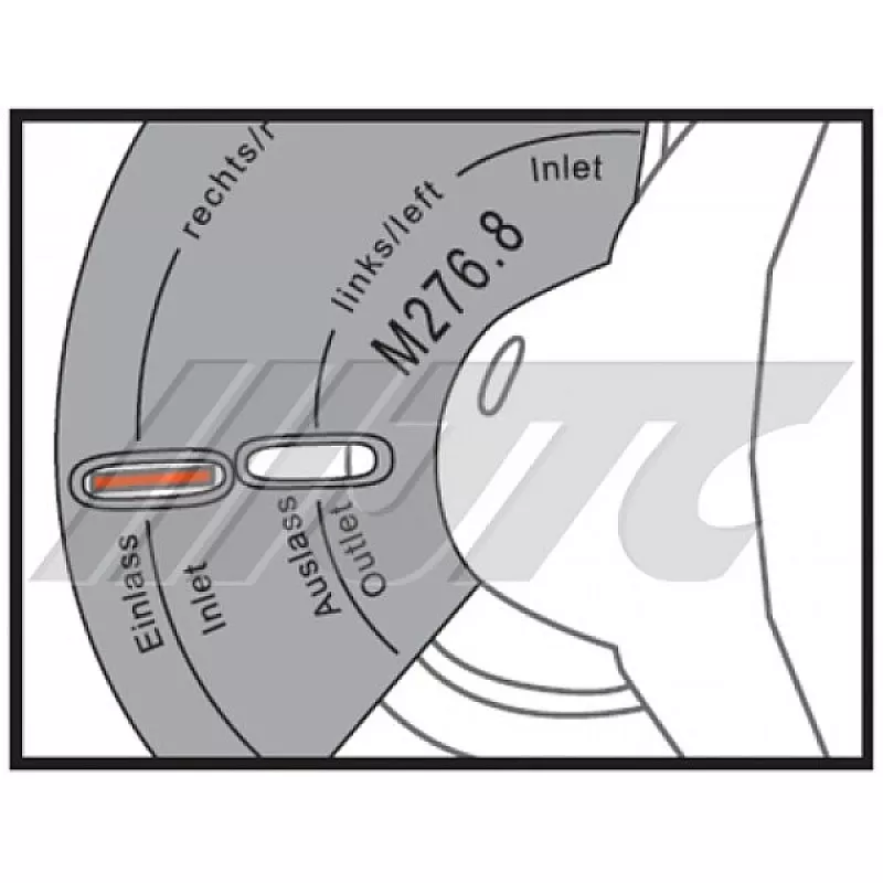 Набор фиксирующих инструментов для двигателей MERCEDES M157, M276, M278 6822 JTC