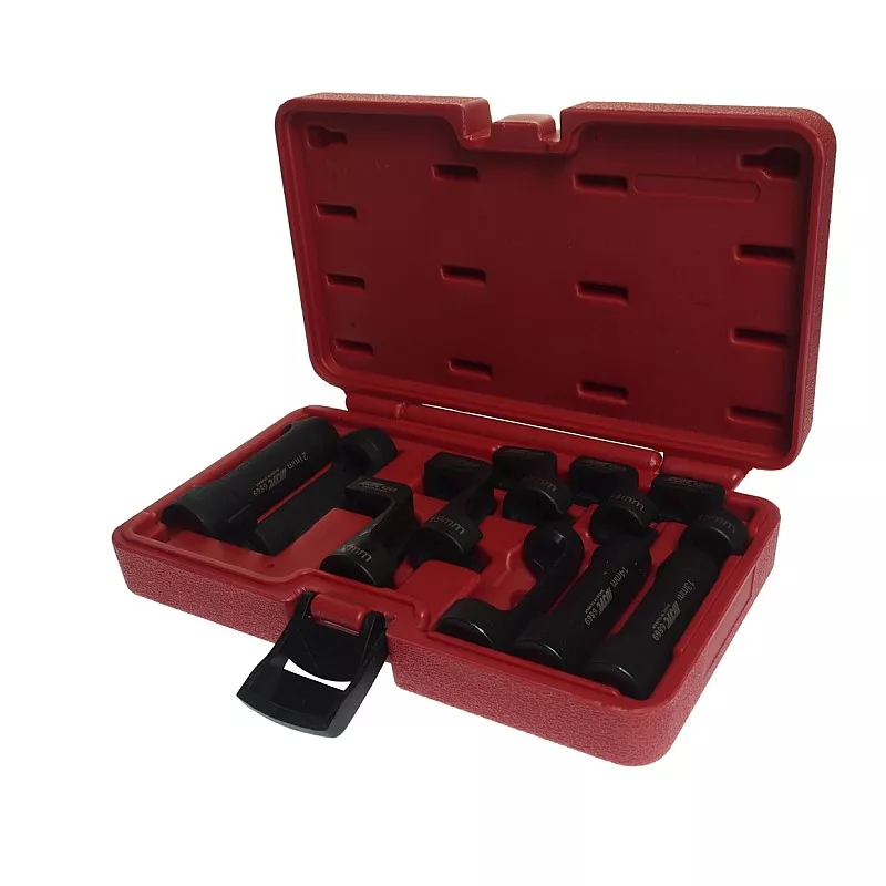 Набор универсальных головок для снятия форсунок и кислородных датчиков 10 ед. 6869 JTC