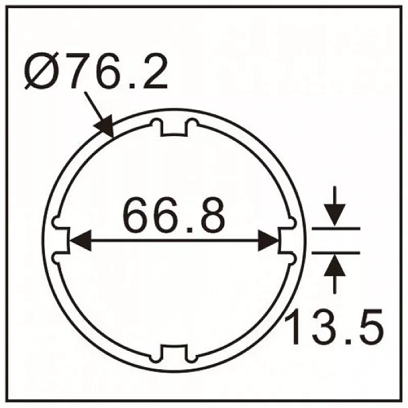 Головка ступичная для передней оси DAF LF45 модель 7760 JTC