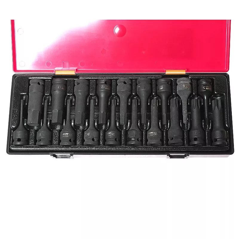 Набор профессиональных ударных головок TORX HEX 78мм 1/2 K4191 JTC