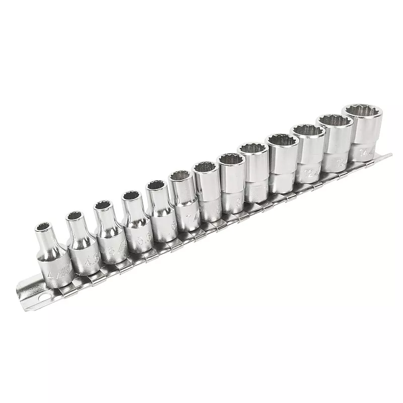 Набор головок 12-гранных 1/4" 13ед. T213M JTC
