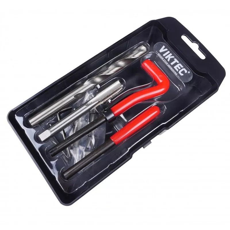 Набор для восстановления резьбы М9x1.25 мм (15 предметов) модель VT01074H