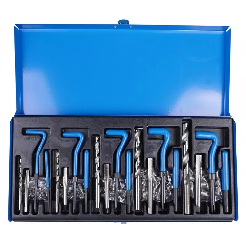 Набор для восстановления резьбы М5-М12 (131 единица) VT01078