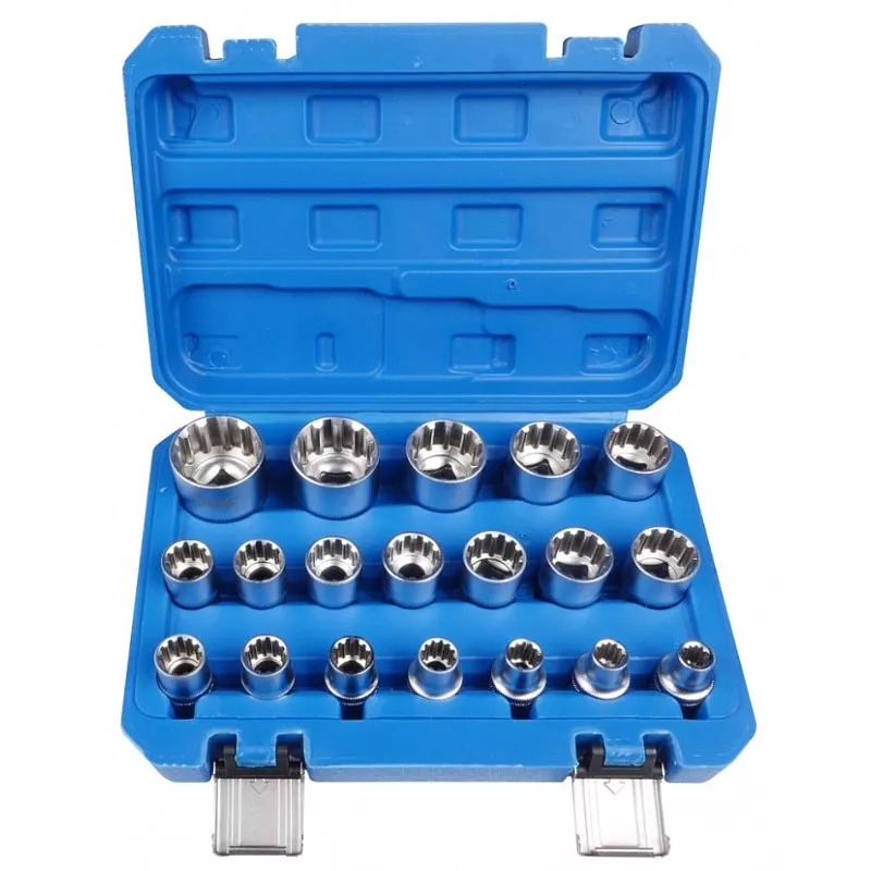 Набір професійних головок Spline 8-32 мм, 1/2 дюйма VT13777