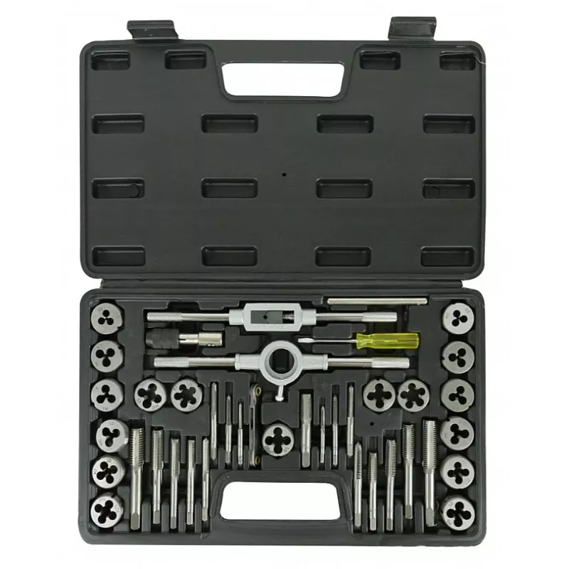 Набор метчиков и плашек метрических 40 единиц VT17887B