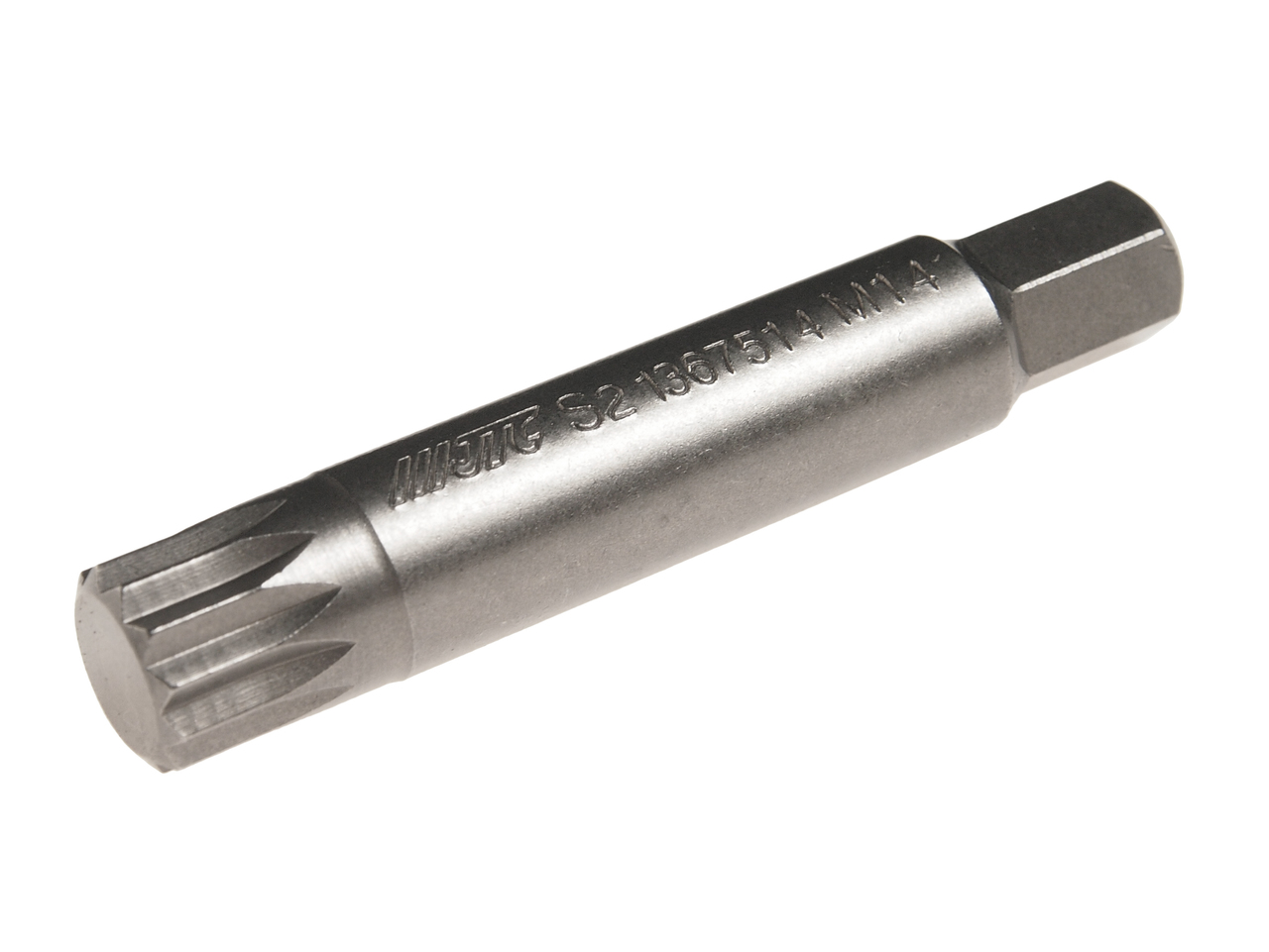 Насадка 10 мм L-75 мм spline M14 артикул 1367514 JTC для професіоналів